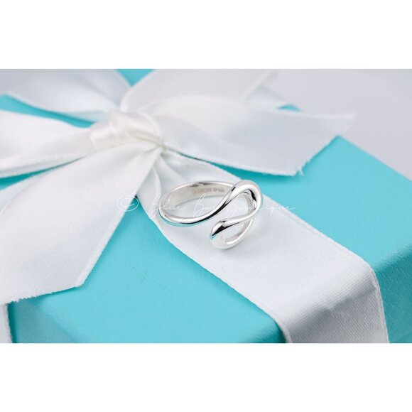 Tiffany & Co. Ring Vintage Elsa Peretti Open Wave Band Ring in Sterling Size 7 - Picture 2 of 8